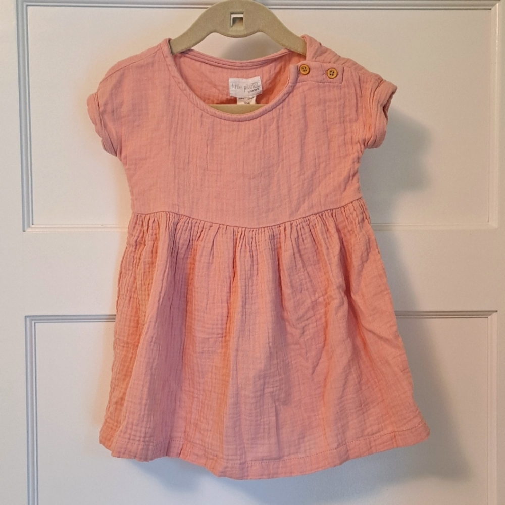 Pink gauze play dress